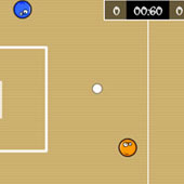 Игра Футбол вдвоём на скользком полу онлайн