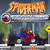 Игра Новый Человек Паук на мотоцикле онлайн