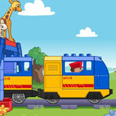 Игра Лего Дупло поезда