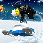 Игра Лего Сити снежная полиция онлайн