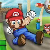 Игра Марио Защищает Крепость