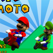 Игра Гонки Марио на Мотоцикле