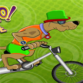 Игра Скуби Ду: Велосипедный Гонщик