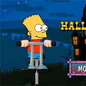 Игра Симпсоны: Прыжки на Хэллоуин онлайн