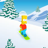 Игра Симпсоны на Сноуборде онлайн