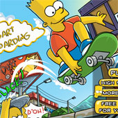 Игра Симпсоны: Барт и Скейтборд онлайн