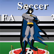 Игра Бэтмен играет в футбол онлайн