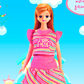 Игра Одежда и макияж для Барби онлайн