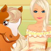 Игра Барби в стране лошадок онлайн