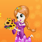 Игра Прическа подсолнечной принцессы онлайн