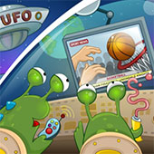 Игра Инопланетный баскетбол онлайн